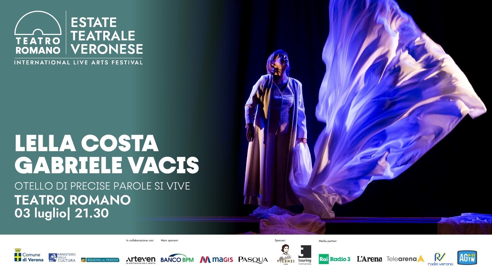 Lella Costa Estate Teatrale Veronese