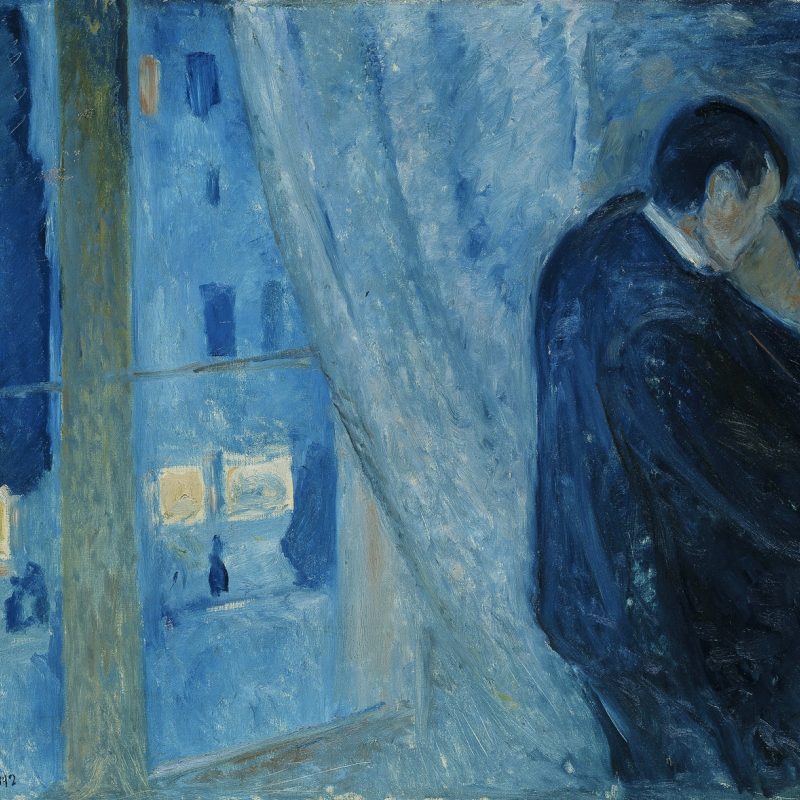 Edvard Munch Kiss by the window 1892