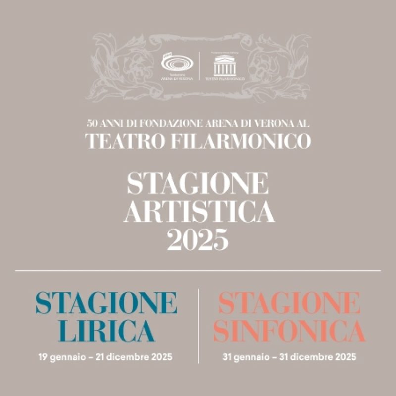 Teatro filarmonico stagione 2025 launch section